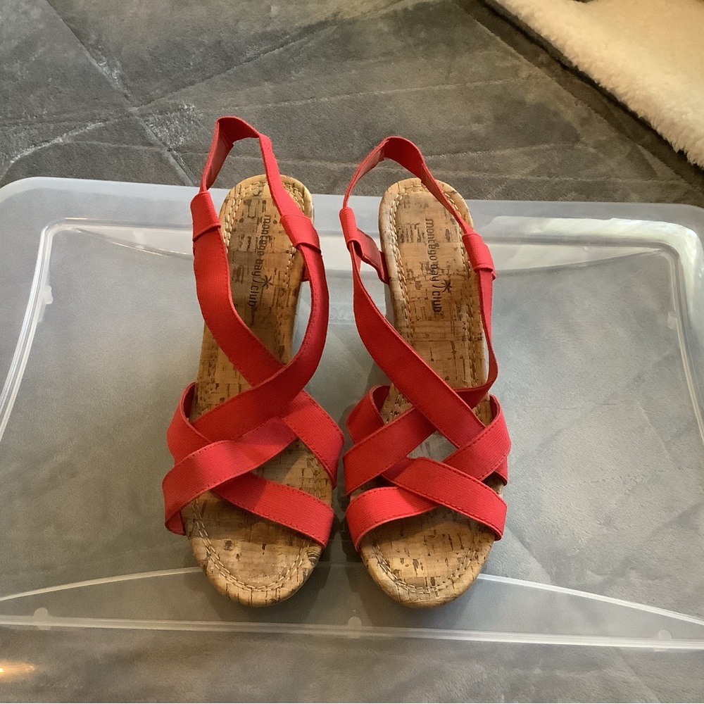 Montego Bay Club Red Sandals